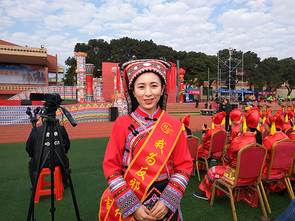 广西富川县在瑶族盘王节开展反邪教宣传