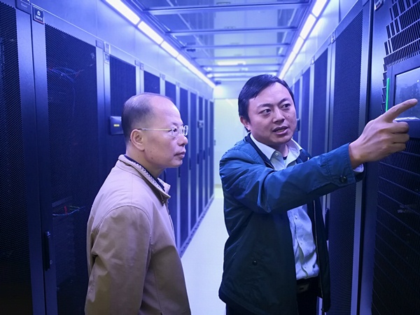 广西自治区高速公路管理局党委书记黎明考察指导重大信息化项目建设图