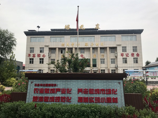 "网络主题活动北线采访团来到河北省石家庄市正定县正定镇塔元庄村,村