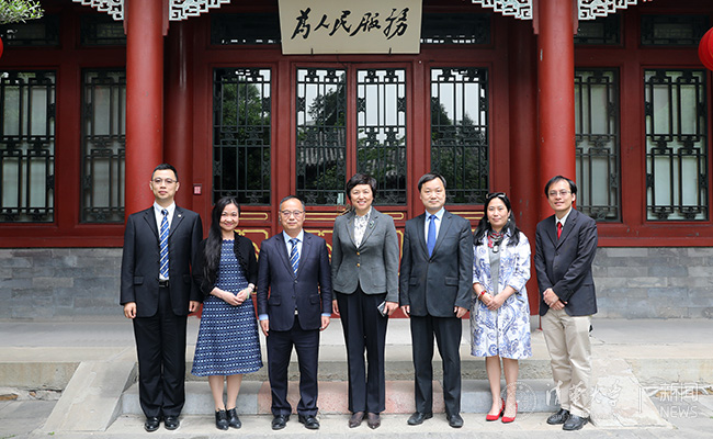 陈旭会见澳门大学校长宋永华