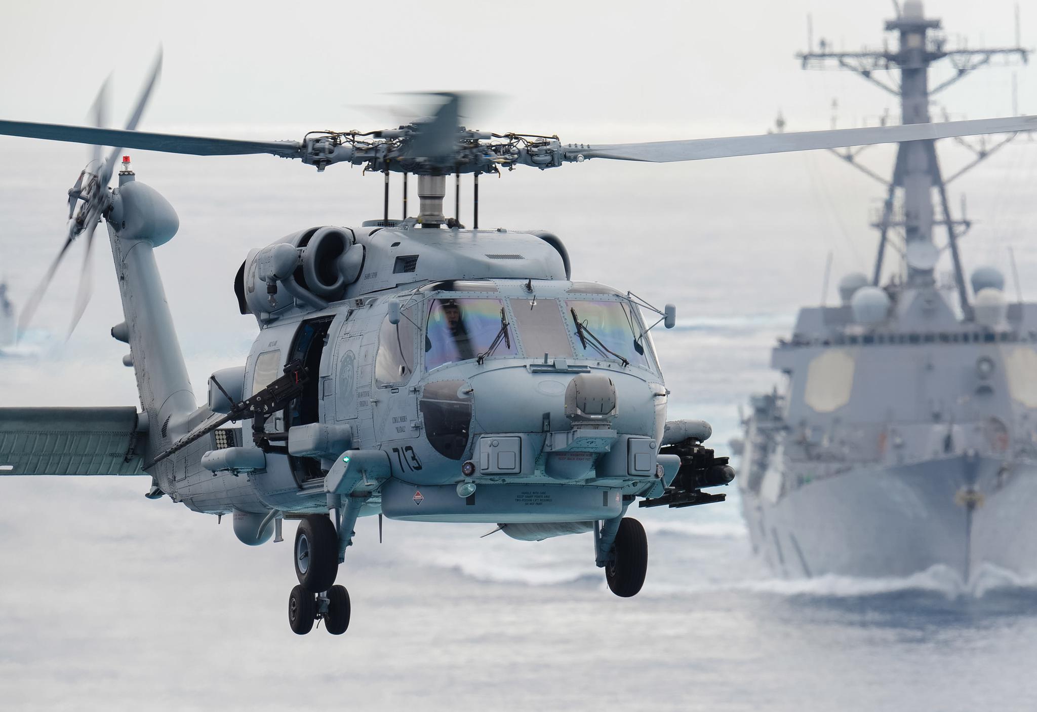 MH-60R多功能直升机资料图 图片来自维基百科