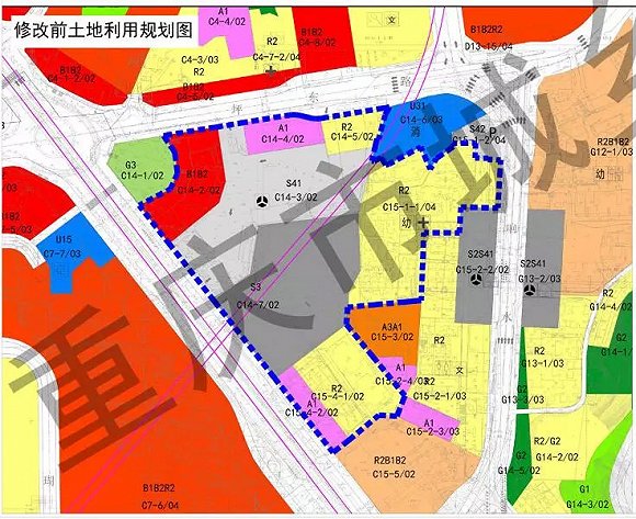 李家沱南坪部分地块调规涉及用地性质调整