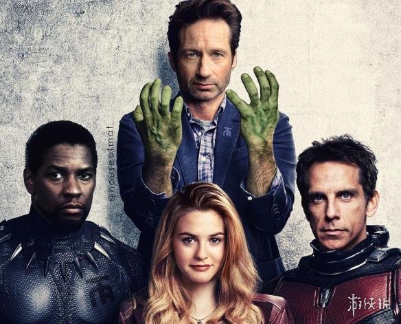 90年代版《复仇者联盟》海报 小李子版美国队长帅爆!