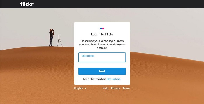 照片分享网站Flickr已经摒弃了雅虎时代的登录系统