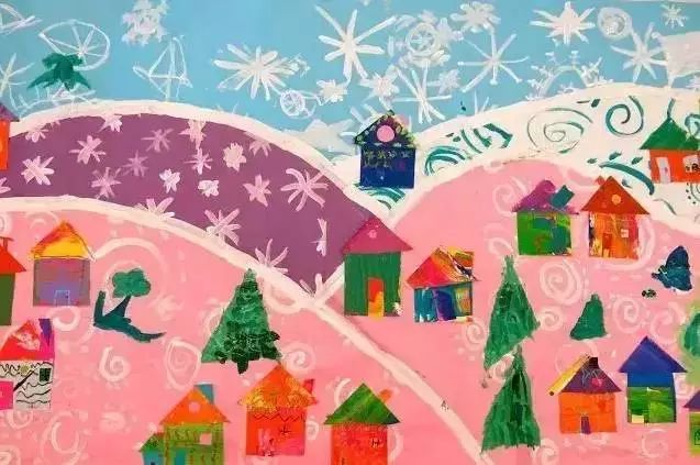 7款幼儿园冬天绘画手工教程竟擦出如此美丽的烟火