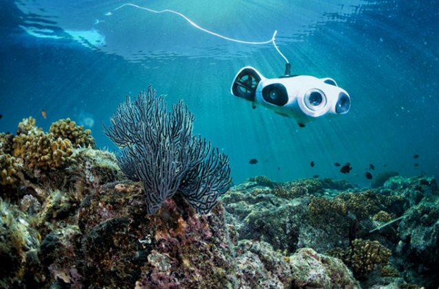 全球首款智能追踪水下无人机亮相上海