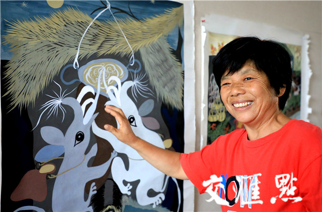 邳州"土画家"备战全国大画展|邳州|农民画|画家_新浪新闻