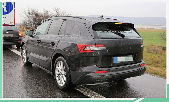 斯柯达首款量产纯电SUV谍照曝光 将于年底推出