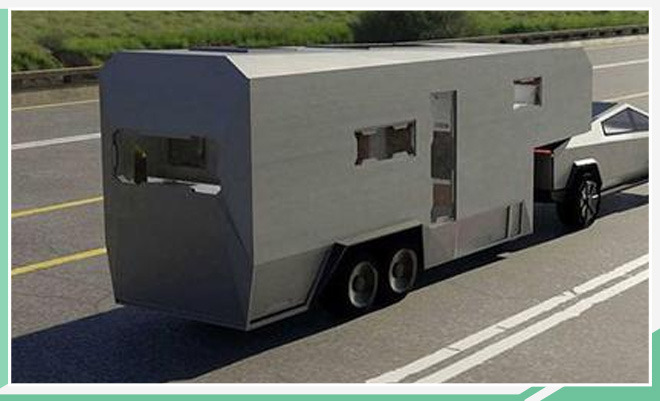 这才是完全体  特斯拉Cybertruck的完美搭档