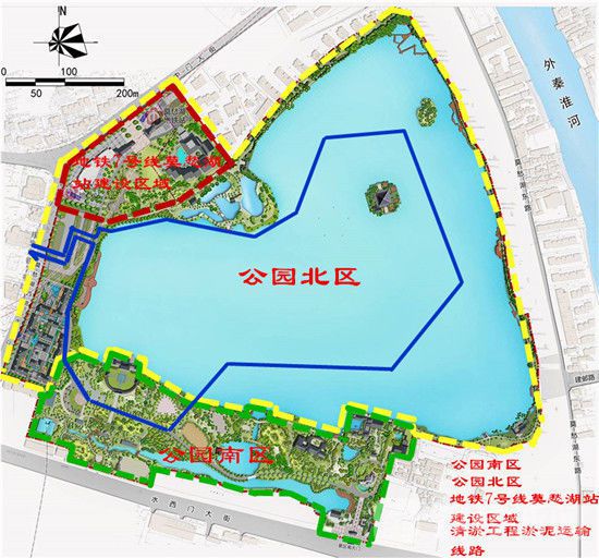 南京莫愁湖公园南区开放延期 2019年5月开放