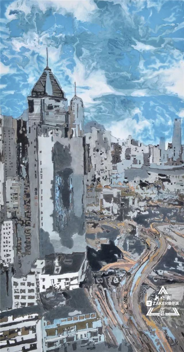 用水墨去勾画都市,会是什么样子?|免费观展