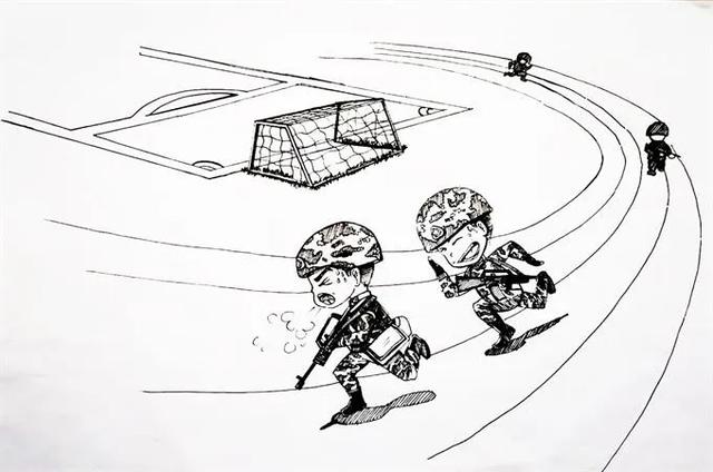 列兵杨亮,他用画笔记下了当兵的日子