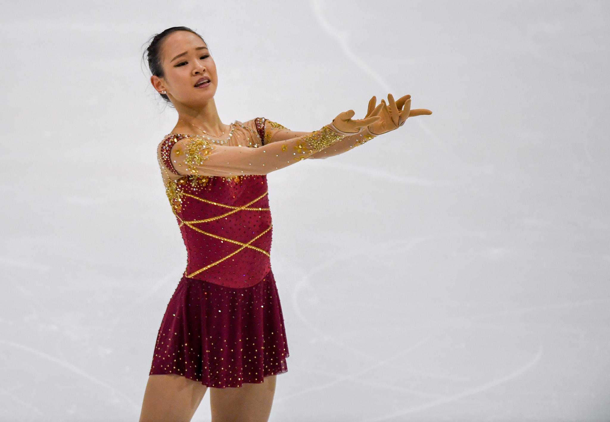 花滑小将林姗非常高兴有机会代表中国参赛奥运奖牌是最大梦想