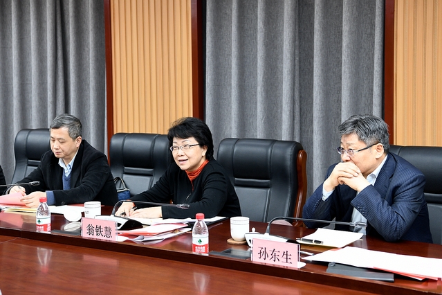 教育部副部长翁铁慧一行来校调研