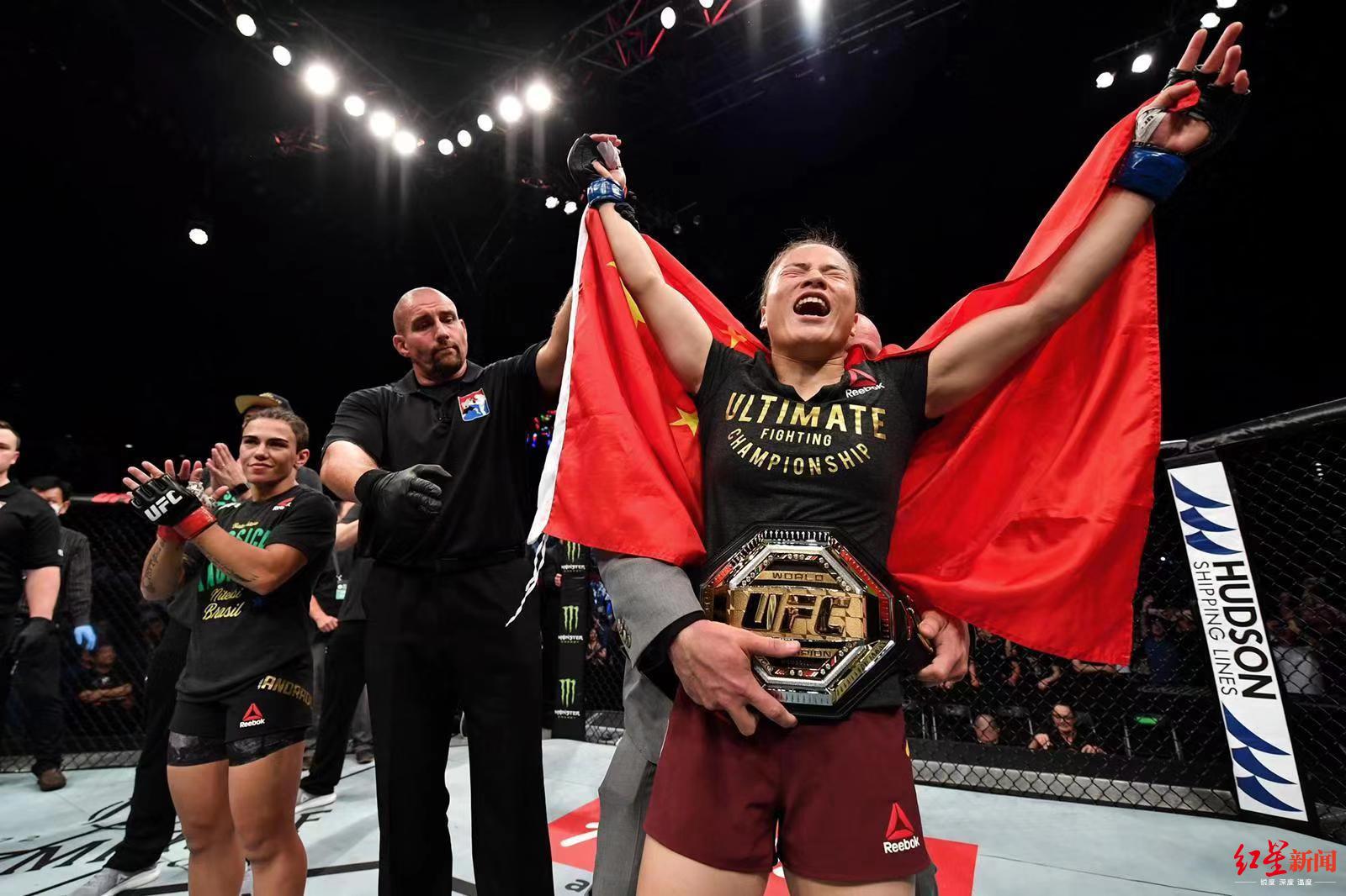 专访UFC首位亚洲冠军张伟丽:国人加油的声音给了我力量|UFC|中国_新浪新闻