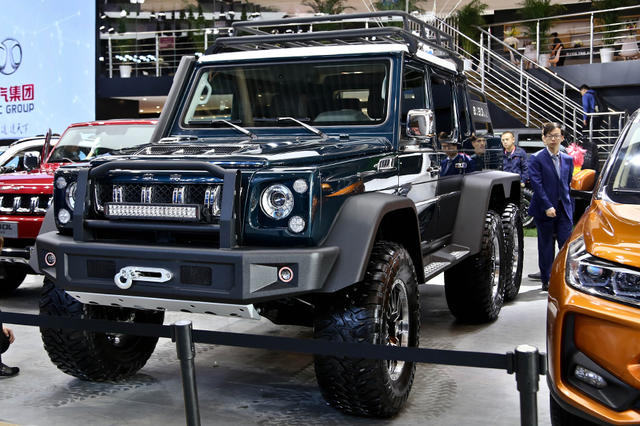 2018北京车展 bj80 6×6皮卡版静态评测