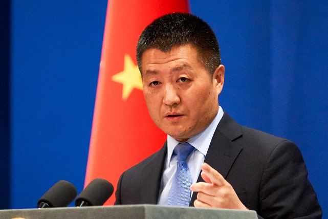 图说:外交部发言人陆慷 东方ic图新华社北京10月12日电 外交部发言人