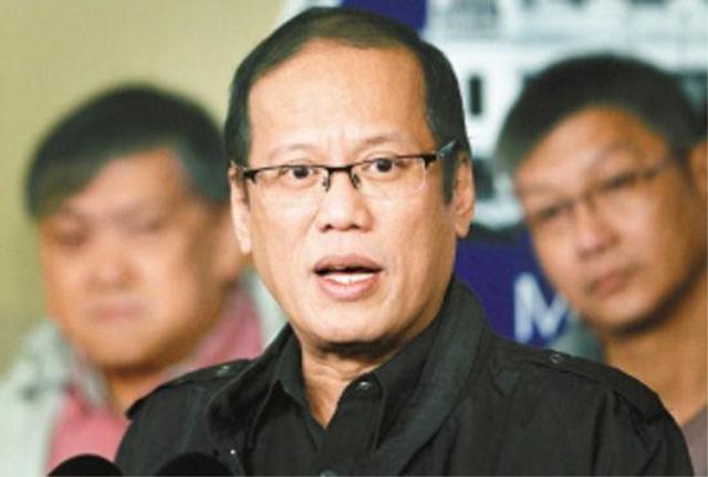 图为前菲律宾总统阿基诺三世