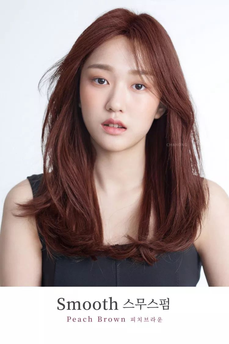 2018长发颜色_发型图片