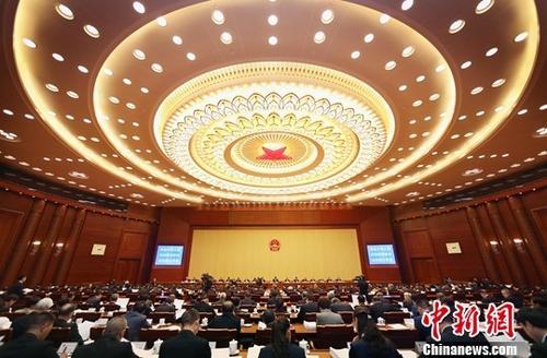 Data Map: On October 22, 2018, the Sixth Standing Committee of the 13th National Congress was opened in the Great Hall of Peoples in Beijing. Reporter China Nevs Agencies Song Jihe