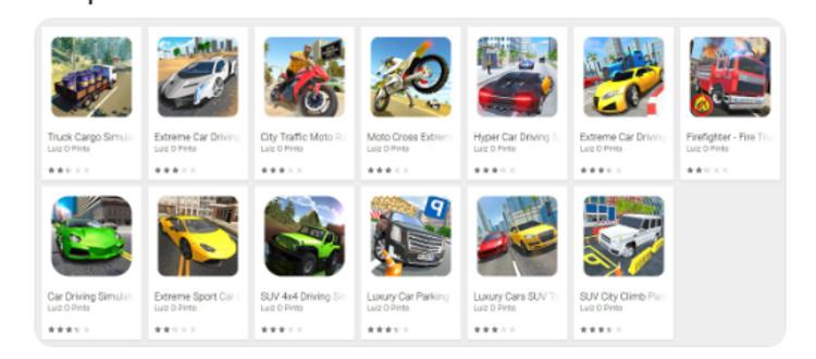 13个伪装成汽车类游戏的恶意软件遭Google Play下架