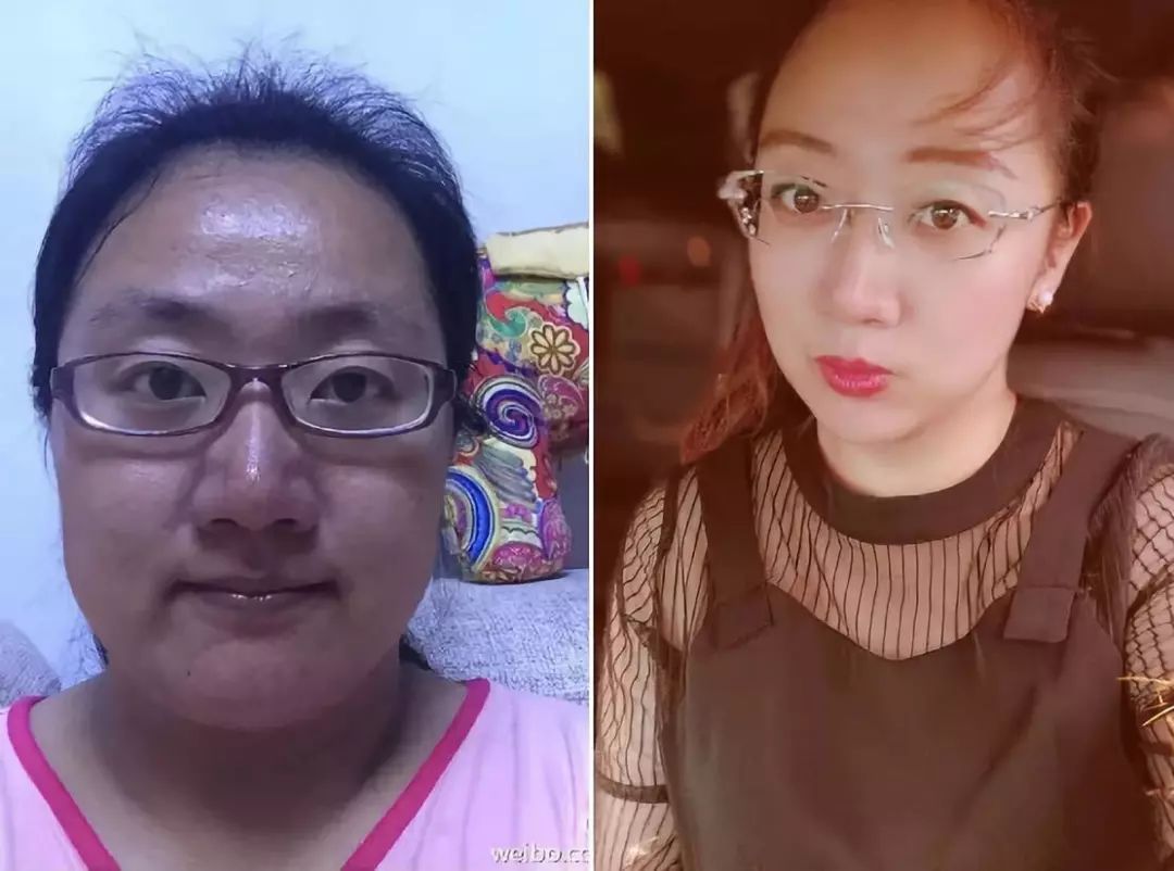 太惊人了当这些女孩减肥近100斤之后