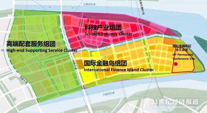 南沙国际金融岛示意图  广州市南沙区委宣传部供图