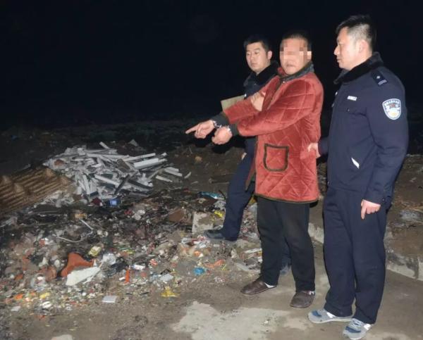 犯罪嫌疑人张某辨认现场