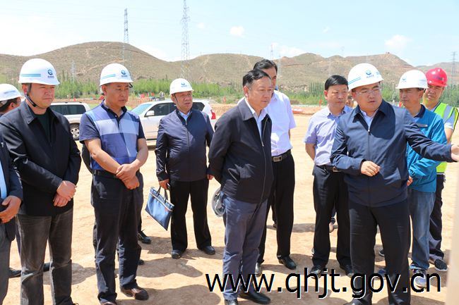 [青海]毛占彪厅长赴重点公路建设项目调研(图)