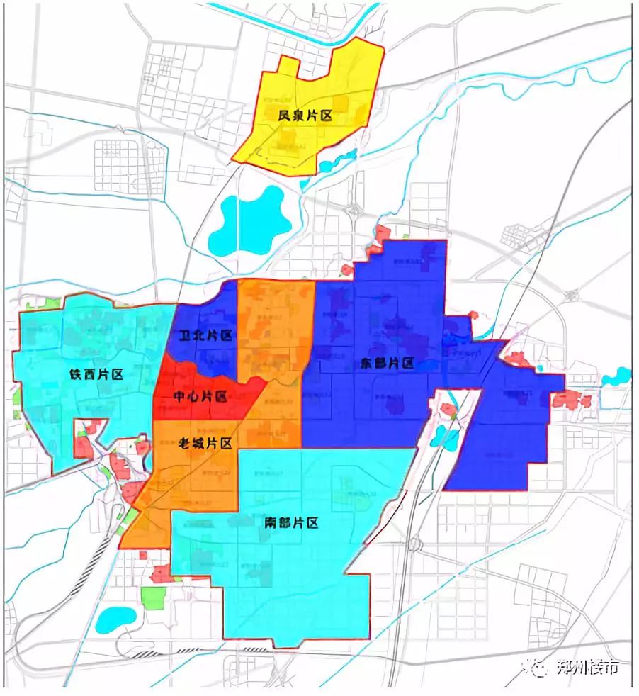 2017年修订版▲ 根据片区特点,分为以下三类 1,老城:卫北片区,中心