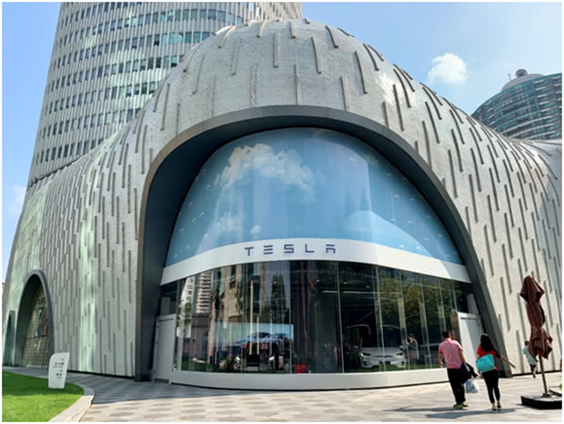 特斯拉在中国大陆第2000个超级充电桩落地上海