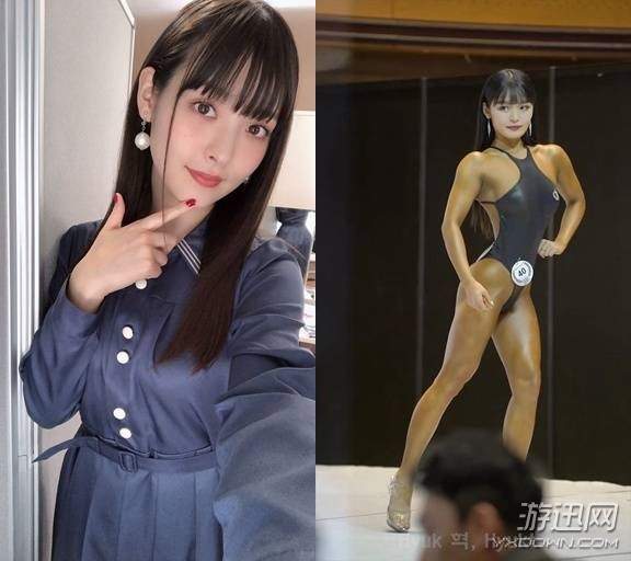 韩国肌肉美女长相酷似声优上坂堇古铜色皮肤吸人眼球
