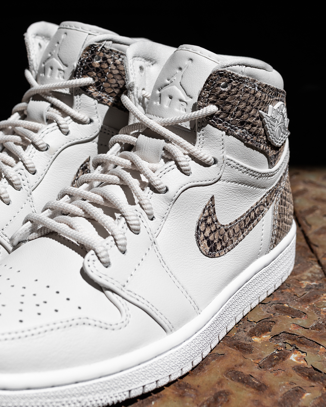 白蛇纹 air jordan 1 实物美图欣赏