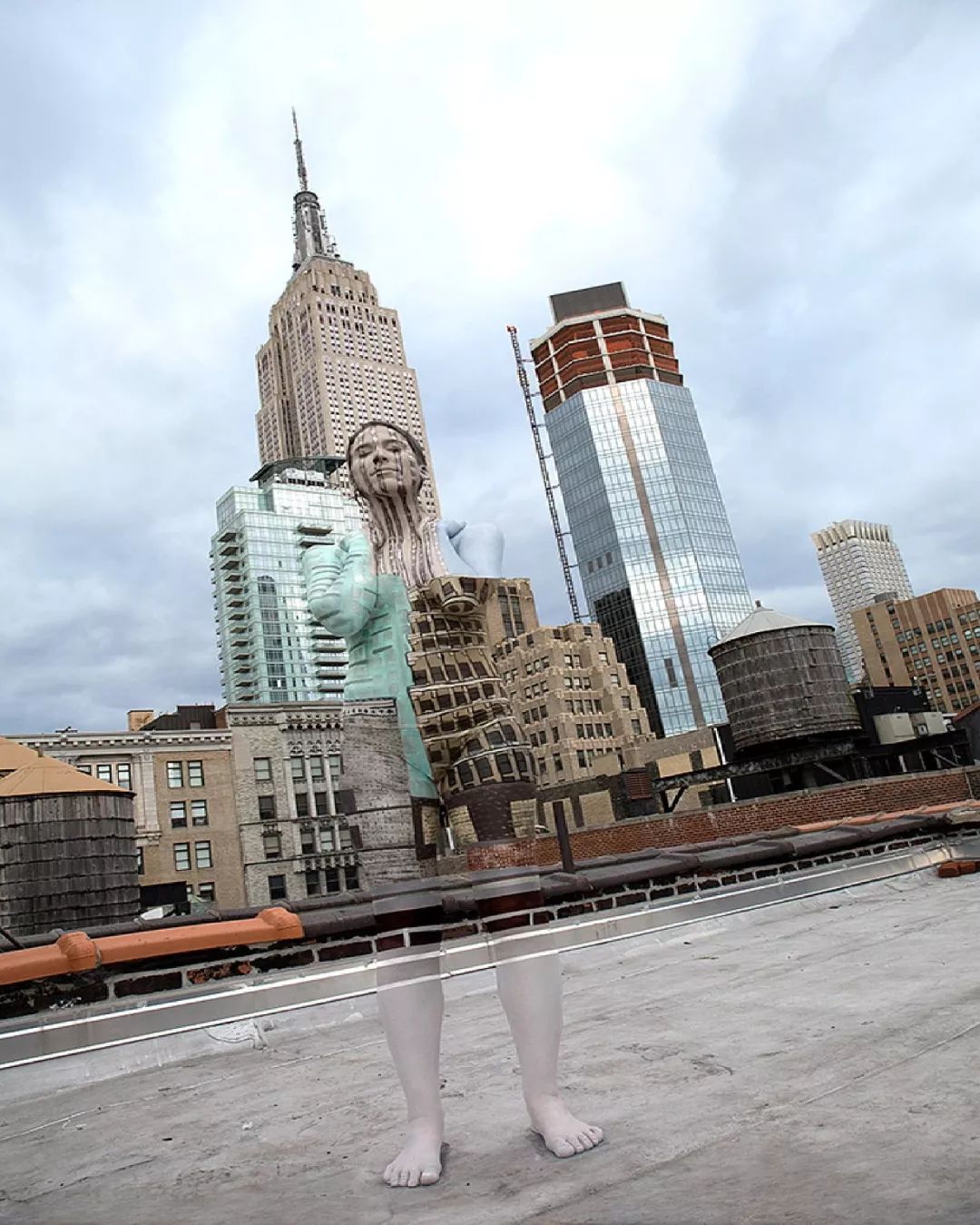 品牌丨她在人体上作画将裸模藏于建筑与名画中令人叹为观止