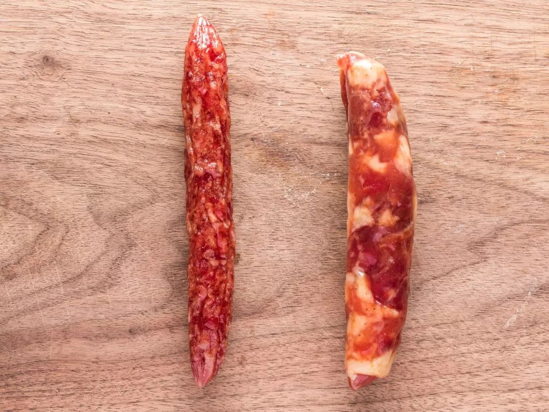 9成瘦肉做的广式腊肠,微甜带着酒香,越吃越想吃!