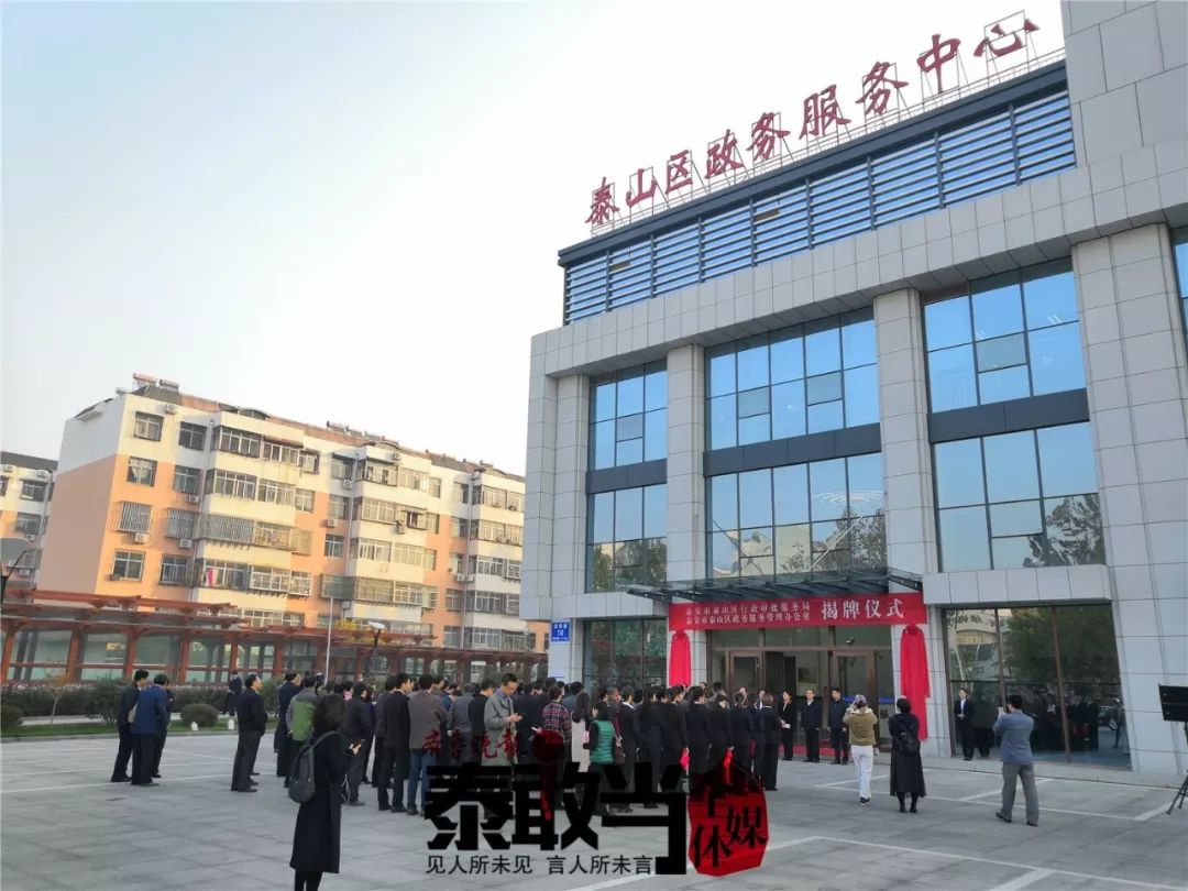泰山区行政审批服务局"诞生",七大服务区,152个服务窗口恭候!