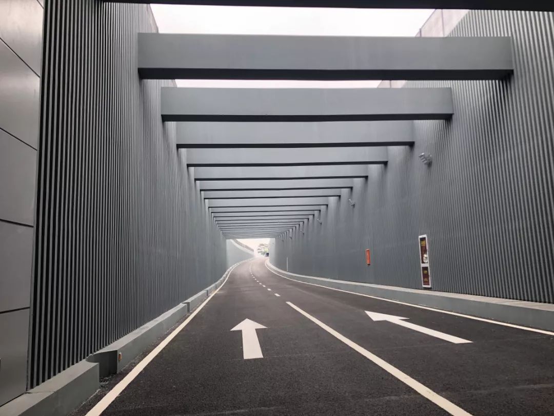 沙河西路与西部通道侧接线东行隧道开通