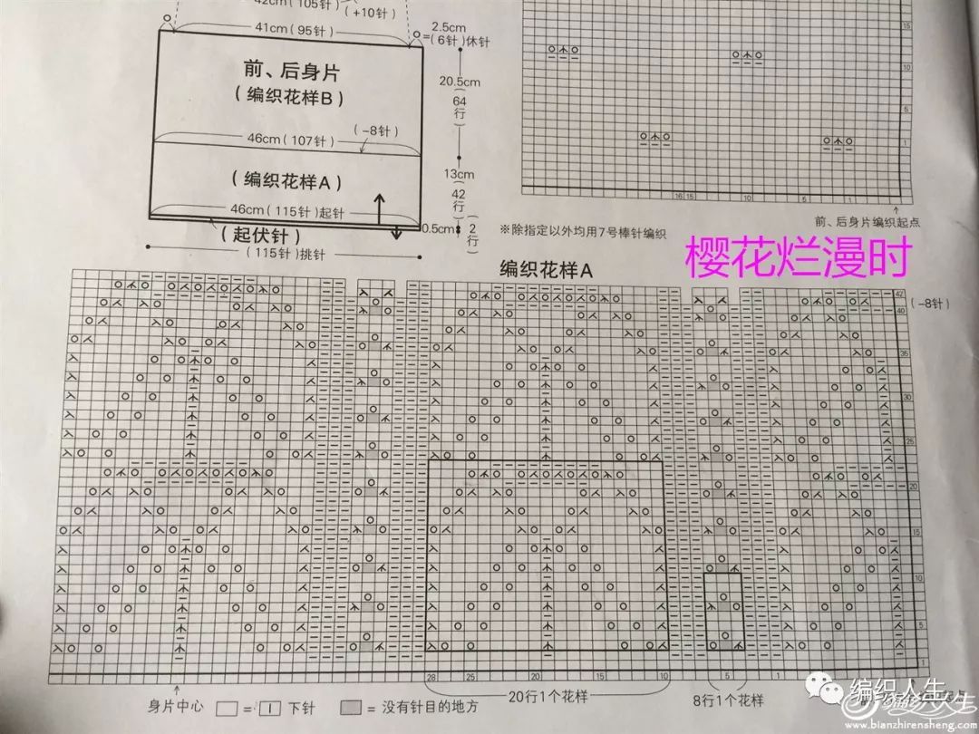 白雪公主:志田成人改版女童棒针圆育克毛衣(附图解)|花样|白雪公主