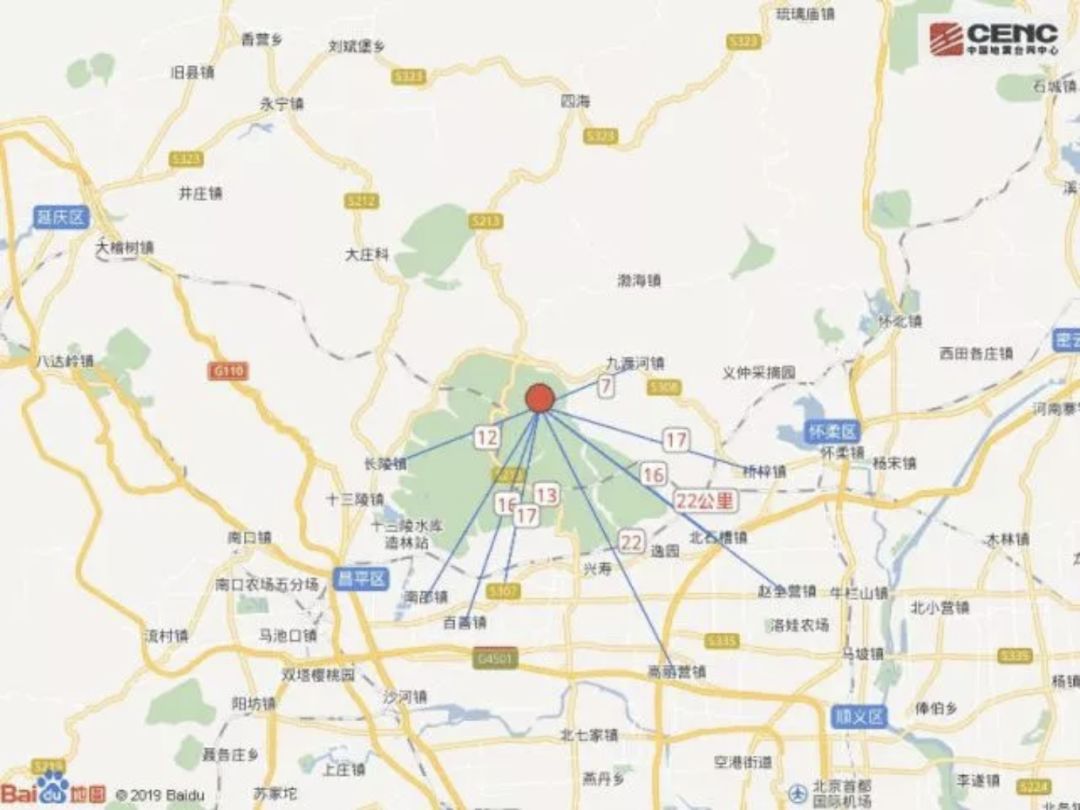 北庄村,上庄村,团泉村,20公里内的乡镇有九渡河镇,高丽营镇,北石槽镇