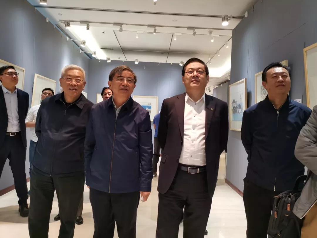 杨邦杰程峰画展在中国政协文史馆开幕