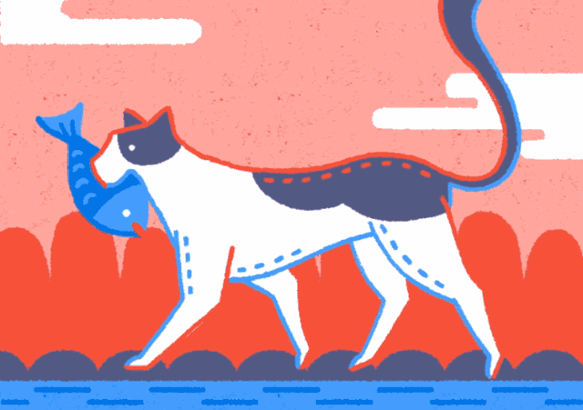 插画丨90后美女画出2018年最佳gif插画现代人生活在她笔下既灵动又