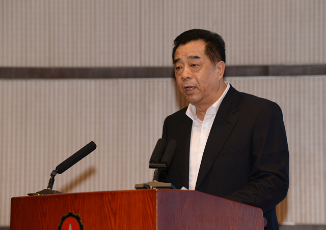 副省长聂云凌致辞国防科工局总工程师田玉龙致辞中国工程院院士戚发轫