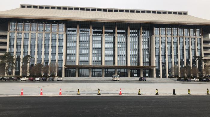 北京政府机关东迁倒计时记者实地探访人大政协办公楼待揭牌多图