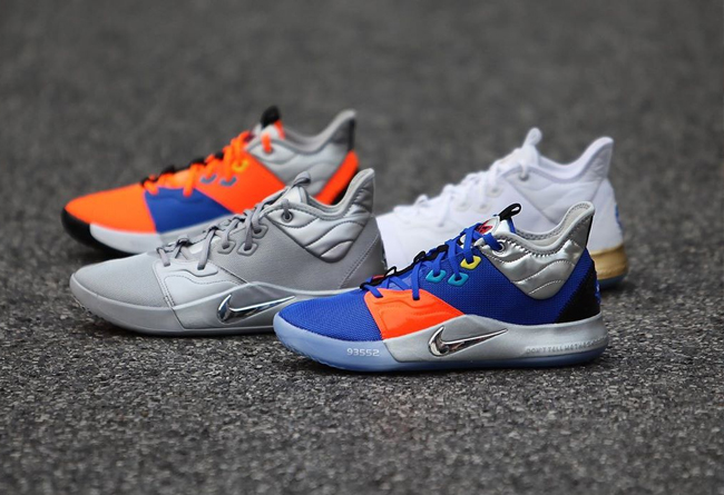 nike pg3 "nasa" 系列一直是不少鞋迷钟爱的主题配色,此前分别以银灰
