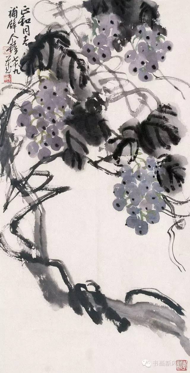 金石入画的28幅大美之作!|王个簃|花鸟|沙孟海_新浪新闻