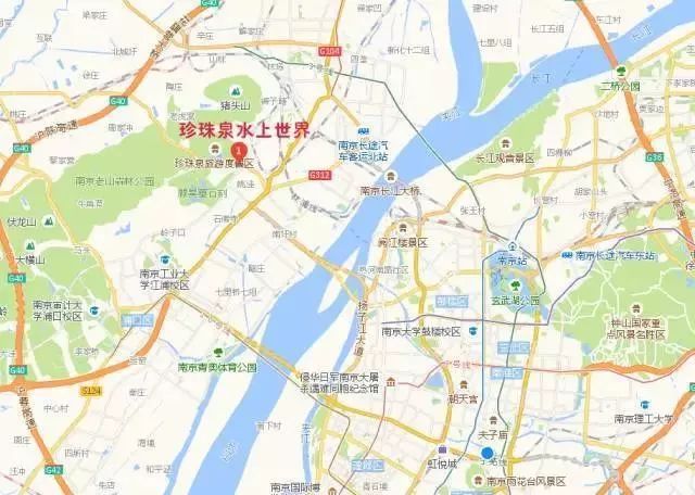 南京珍珠泉风景区地图图片