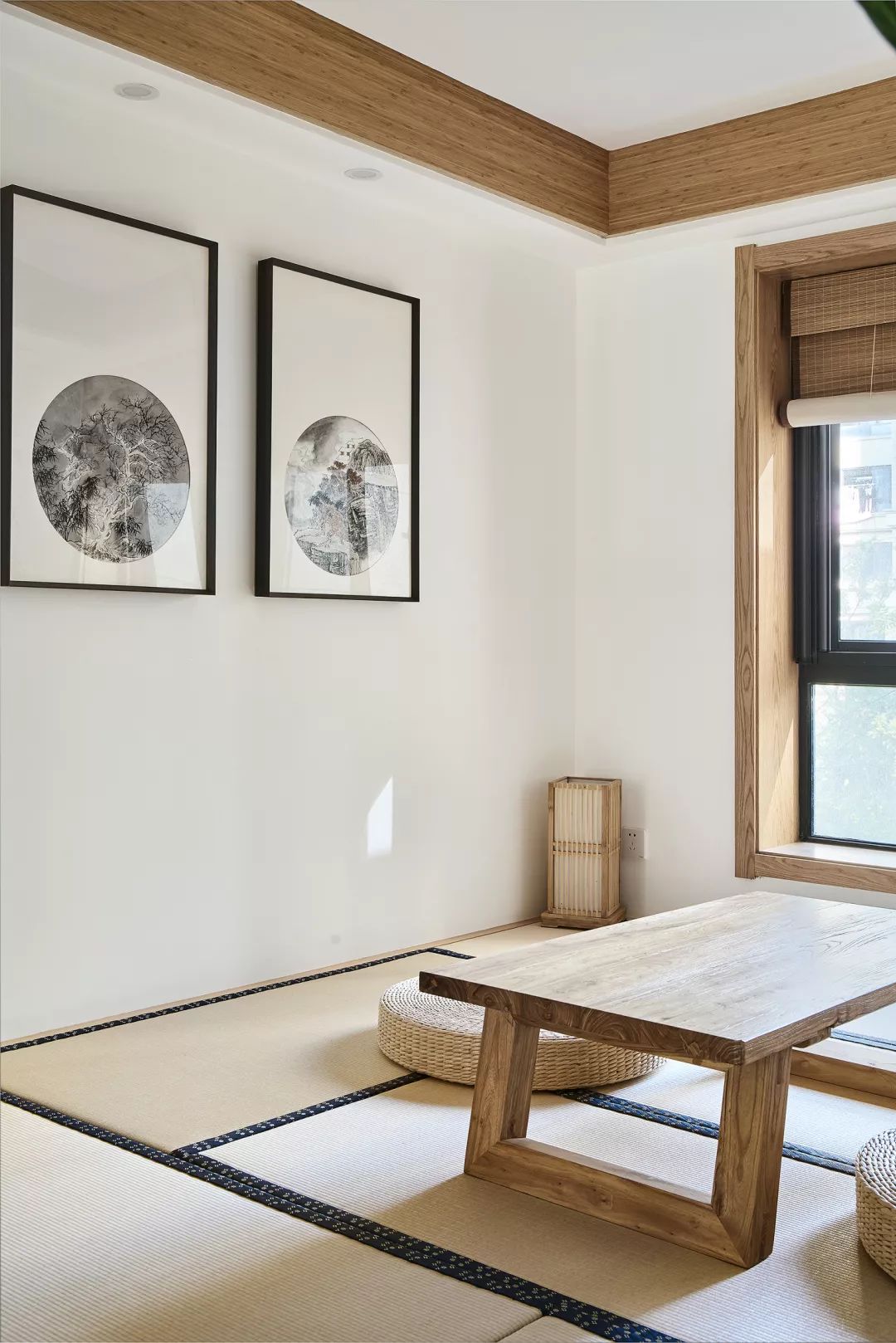 130㎡简约日式,把木质感装上天花板,禅意舒适的空间