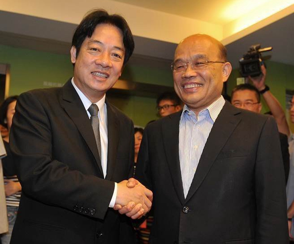 民进党内慰留“走政院长”赖清德的声浪愈来愈大。(图片来源:台湾《中国时报》)