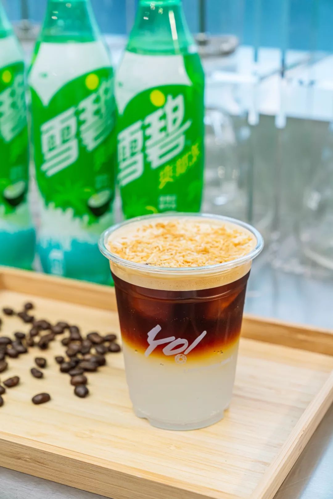 雪碧×咖啡雪碧纤维  ×咖啡现场不仅有好喝的特饮,画报君悄悄告诉你