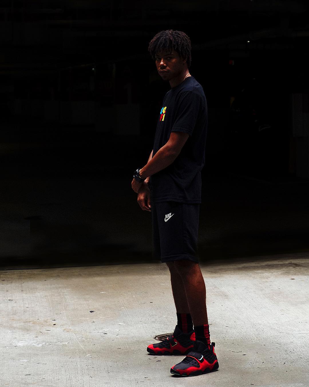 最初的黑红 aj13!air jordan black cat "bred" 上脚欣赏